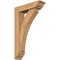 Ekena Millwork Thorton Traditional Smooth Bracket w/ Offset Brace, Western Red Cedar, 5 1/2"W x 20"D x 32"H BKT0604X20X32THR01SWR - alternate 1
